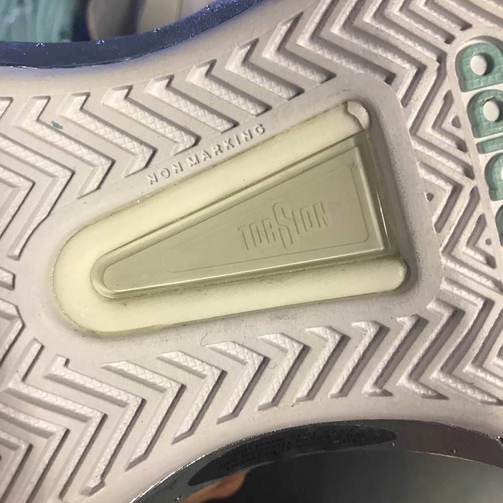 adidas White, Purple and Mint Low-Top Men's Sneakers NWT - Picture 6 of 7